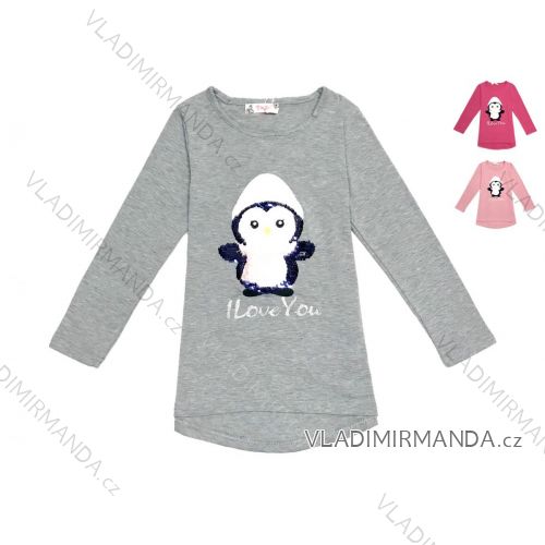 Langarm-T-Shirt mit Kindermädchen (98-128) KUGO ML7102
