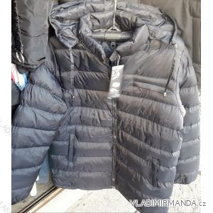 Winterjacke mit Kapuze übergroßen HUAGE BY1807 (2xl-5xl) für Herren
