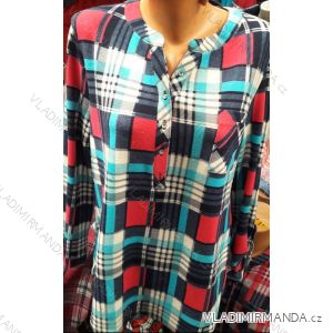 Tunika-Shirt Langarm Damen übergroßen (xl-4xl) EPISTER 57555
