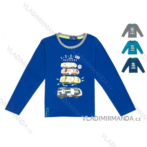 T-Shirt Langarm Baumwolle Kinder Jungen (98-128) KUGO M1182
