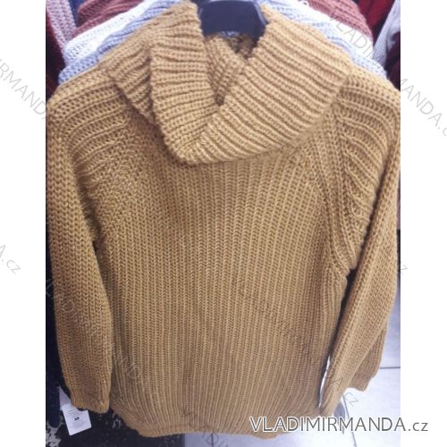Pullover Rollkragen Langarm Damen (uni sl) ITALIENISCHE MODA IM7184894