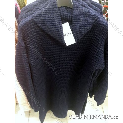 Pullover Damen Langarm Damen (uni sl) ITALIENISCHE MODA IM7184898