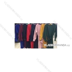Langärmliges Damenkleid (uni sl) ITALIAN LEU1811H0034
