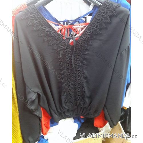 Tunikabluse 3/4 langarm (uni sl) ITALIENISCHE Mode IM9181045