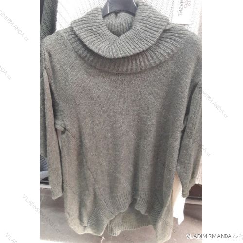 Pullover Rollkragen Langarm Damen (uni sl) ITALIENISCHE MODA IM9181048
