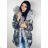 Mantel Winterpark mit Pelz Damen-Armeemaske (sl) K-ZELL ITALIAN MODA IM917208
