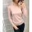 Pullover Rollkragen Langarm Damen (uni sl) ITALIENISCHE MODA IM518356