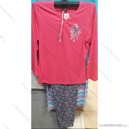 Pyjamas Lange Damen Baumwolle Übergröße (xl-4xl) BENTER IM101865716