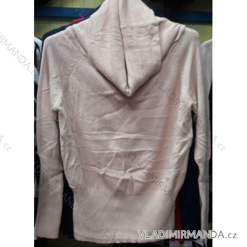 Pullover Damen langer Pullover (uni sl) ITALIENISCHE Mode IM818026
