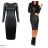 Langärmliges Kleid für Damen (s-2xl) AFASHION AF18201
