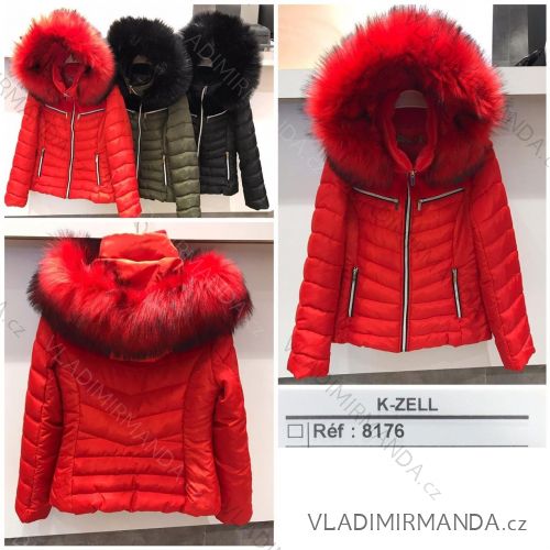 Winterjacke mit Kapuze und Fell (K-ZELL ITALIAN MODA KZE188176