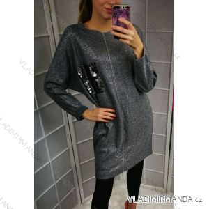 Glamouröses Frauenkleid (uni SL) ITALIENISCHE Mode IM918655
