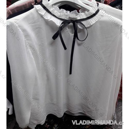 Langarmhemd mit Schnürung (uni sl) ITALIAN Fashion IM918389
