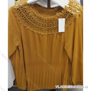 Bluse mit Spitze Damen (uni sl) ITALIENISCHE MODA IM718185
