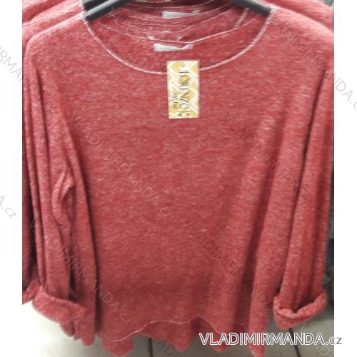 T-Shirt warme lange Ärmel Damen (uni sl) ITALIENISCHE Mode IM718589
