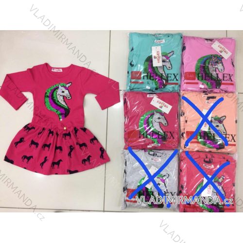 Langarm-Kleid mit Mädchen Baby Mädchen (98-128) TURKEY MODA TV418175