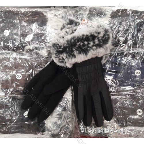 Fingerhandschuhe warm mit Fell MADE IN CHINA POL118CW402