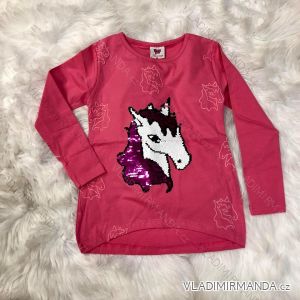 T-Shirt kurze lange Ärmel mit Pailletten Baby (98-128) TUZZY TURKEY MODA TM218142
