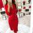 Elegantes Damenkleid mit Riemen (uni s / m) ITALIENISCHE Mode IM9188859

