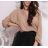 Tunika Bluse 3/4 Langarm Damen (uni sl) ITALIENISCHE Mode IM9181046
