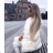 Winterjacke Pelzfell mit Ledertaschen warmes Kunstpelz (s-4xl) AFASHION AF18048
