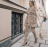 Winterjacke Pelzfell mit Ledertaschen warmes Kunstpelz (s-4xl) AFASHION AF18048