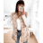 Winterjacke Pelzfell mit Ledertaschen warmes Kunstpelz (s-4xl) AFASHION AF18048