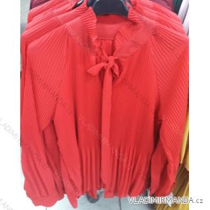Tunika Bluse 3/4 Langarm Damen (uni sl) ITALIENISCHE Mode IM719004
