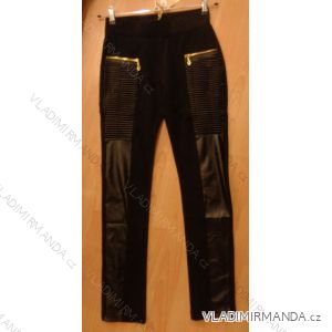 Kunstlederbeine lange Damen (34-44) SMILING JEANS M1011

