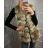 Winterjacke Pelzfell mit Ledertaschen warmes Kunstpelz (s-4xl) AFASHION AF18048