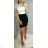 Elegantes kurzes Damenkleid (uni s / m) ITALIENISCHE MODA IM919016