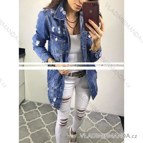 Lange Jacke (xs-xl) italienische Mode IM919031