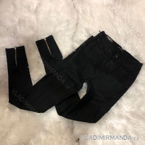 Jeansgewehr mit Spitzenschleife und Reißverschluss (30-36 / xl-5xl) GOURD GD2706-L