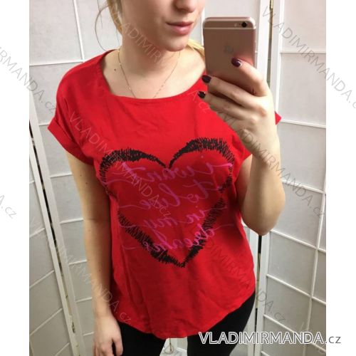 T-Shirt Kurzarm (uni s-xl) ITALIENISCHE Mode IM719012