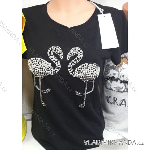T-Shirt Kurzarm (uni s-xl) ITALIENISCHE Mode IM719012