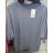 T-Shirt 3/4 lange Fledermaus Ärmel Damen (uni sl) ITALIENISCHER MODUS IM719039
