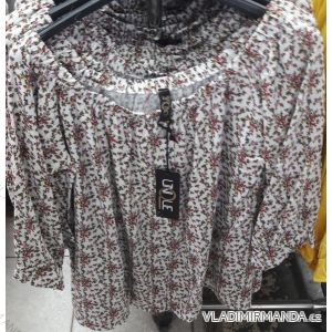 Tunika T-Shirt Langarm Damen (uni sl) ITALIENISCHE Mode IM918355