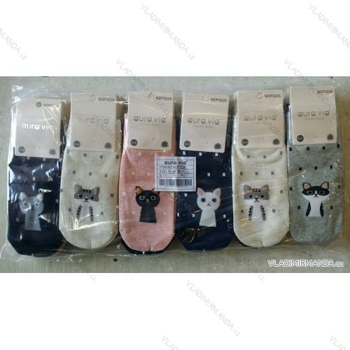 Damen Knöchel Baumwollsocken Bild (35-41) AURA.VIA NDP3226