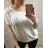 T-Shirt mit kurzen Ärmeln Dirked Damen (uni xl-3xl) ITALIENISCHE Mode IM518201