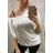 T-Shirt mit kurzen Ärmeln Dirked Damen (uni xl-3xl) ITALIENISCHE Mode IM518201