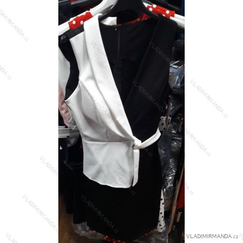 Elegantes kurzes Damenkleid (uni sl) ITALIENISCHE MODA IM919037
