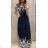 Sommer langes Kleid Damen (uni sl) ITALIENISCHE Mode IM918191