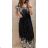 Sommer langes Kleid Damen (uni sl) ITALIENISCHE Mode IM918191