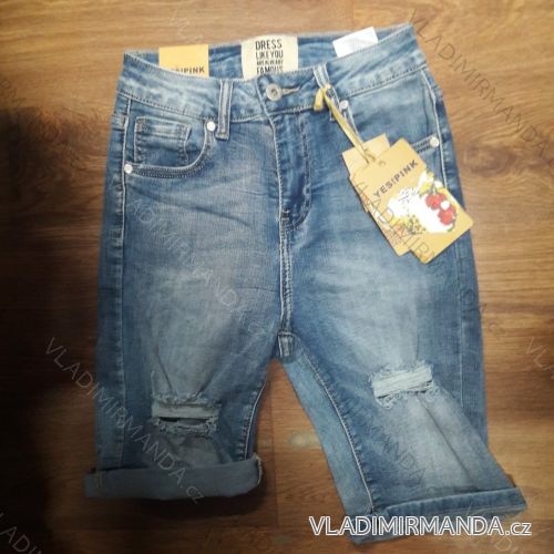 Hosen Denim 3/4 Frauen (S-XXL) YESPINK IM919244
