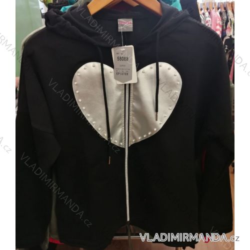 Damen Langarm Sweatshirt Damen Übergröße (M-2XL) EPISTER 58088
