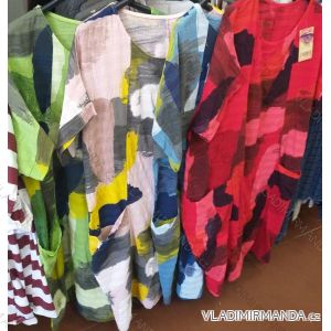 Kleiden Sie Sommer Mode der kurzen Hülse Frauen (uni sl) ITALIENISCHES MODA IM2181628-3