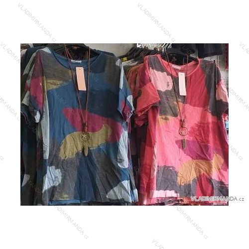 T-Shirt Kurzarm Damen Neon (Einheitsgröße / Neon) ITALIENISCHE MODA IM2191208