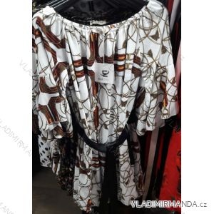 Kurzes Sommerkleid mit nackten Schultern (uni s / m) ITALIENISCHER MODUS IM919180
