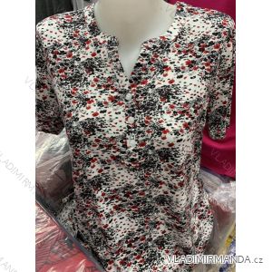 Tunika Shirt Kurzarm Damen (M-3XL) POLNISCHE MODE PM119024

