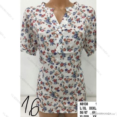 Frauen T-Shirt Kurzarm (L-3XL) ERBOSSI PM119062
